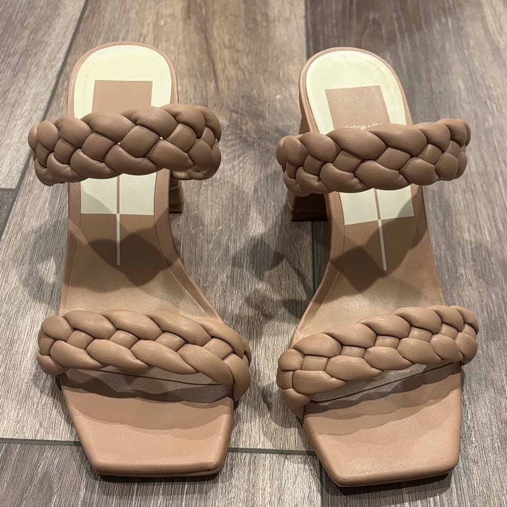 Dolce Vita Braided Brown Mules